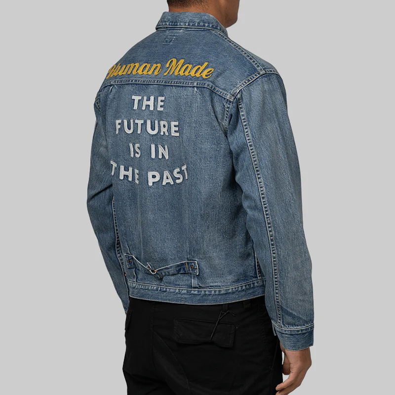 Denim Work Jacket - Indigo - Image 4