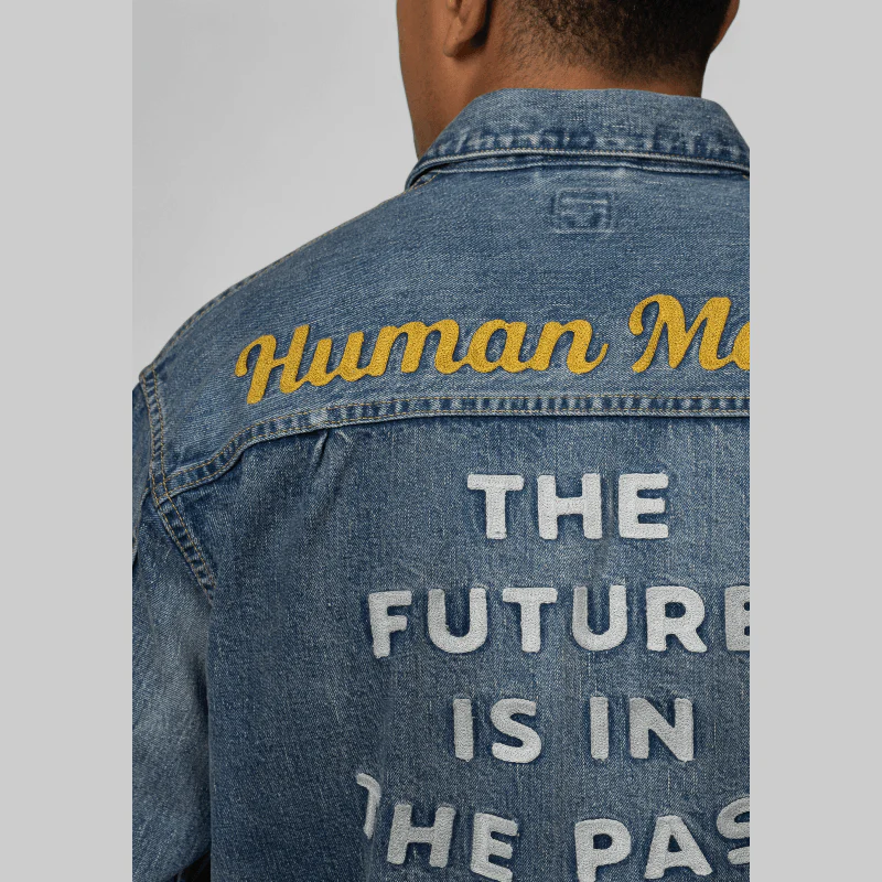 Denim Work Jacket - Indigo - Image 5