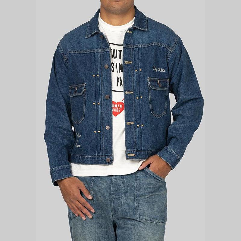 Denim Work Jacket - Indigo - Image 2