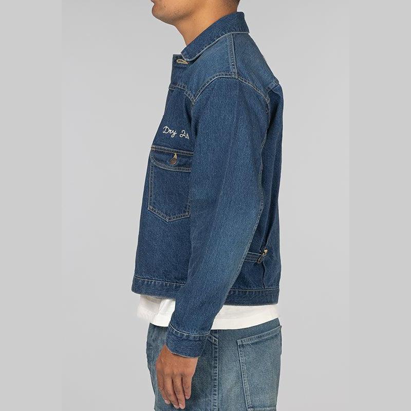 Denim Work Jacket - Indigo - Image 4