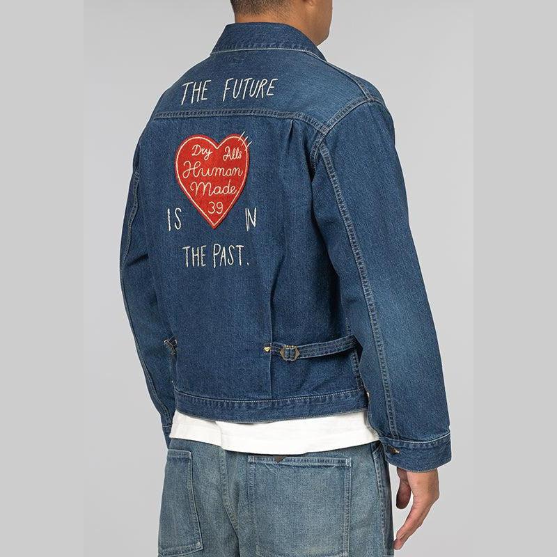 Denim Work Jacket - Indigo - Image 5
