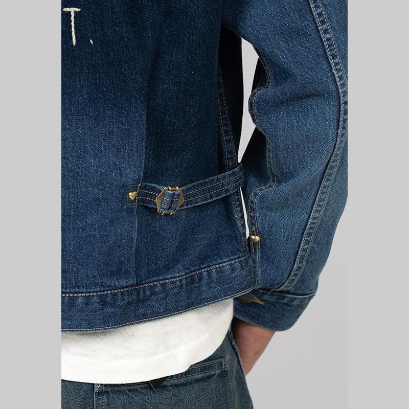 Denim Work Jacket - Indigo - Image 6