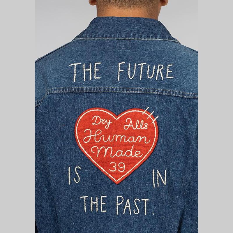 Denim Work Jacket - Indigo - Image 7