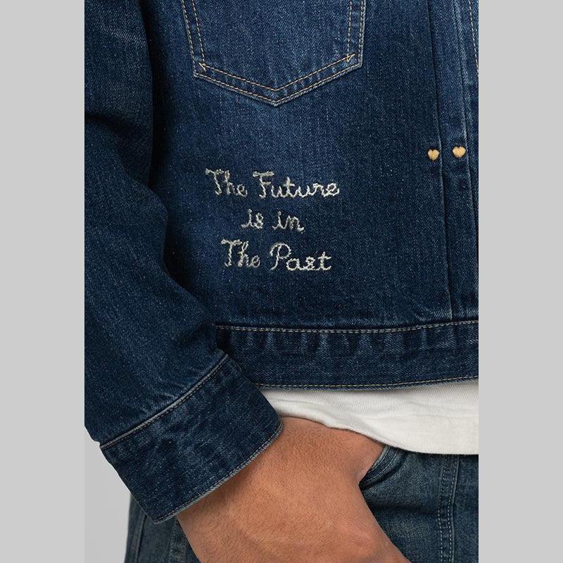Denim Work Jacket - Indigo - Image 9