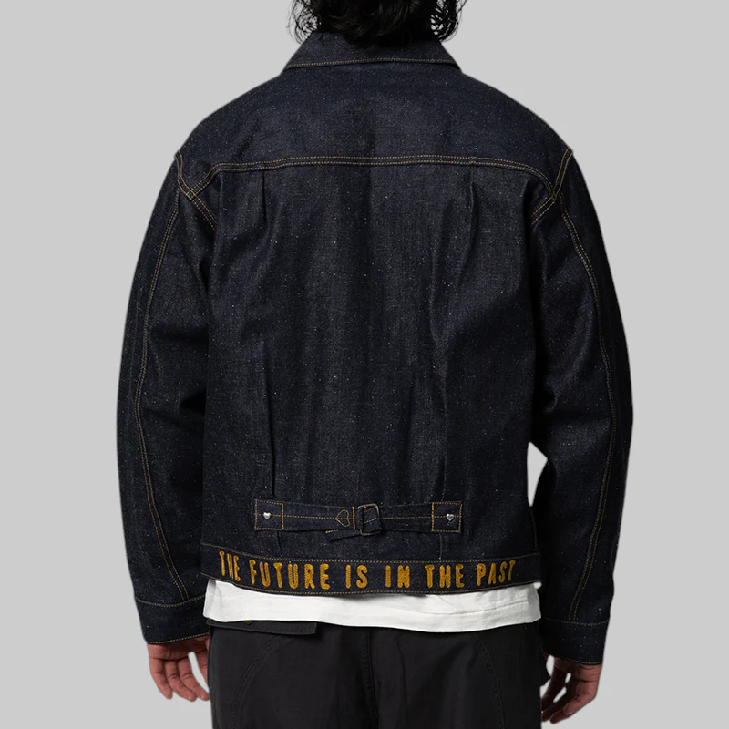 Denim Work Past Jacket - Indigo - Image 4