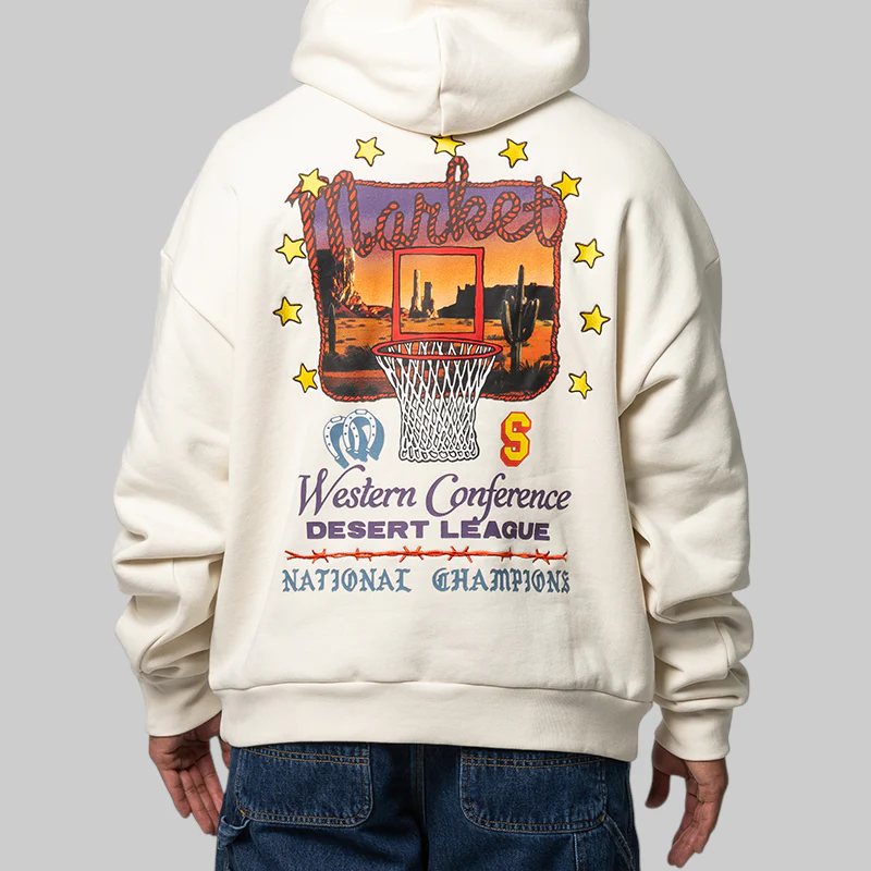 Desert League Hoodie - Unbleached Cotton - Image 2