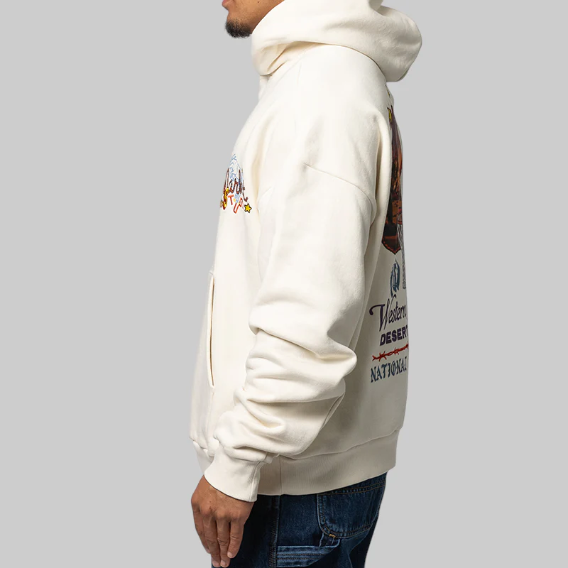 Desert League Hoodie - Unbleached Cotton - Image 4