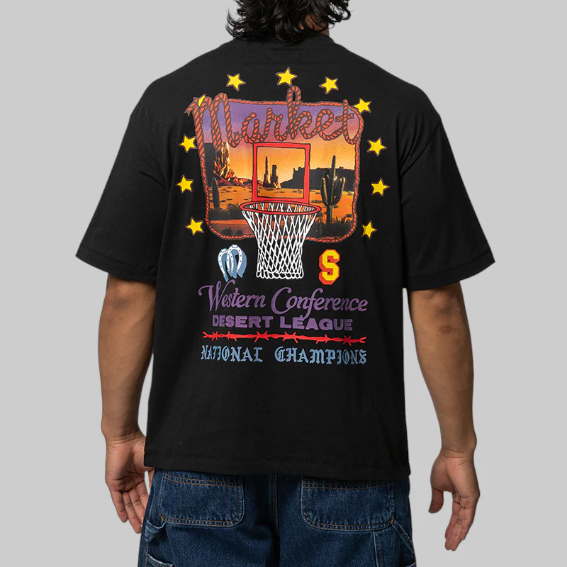 Desert League T-Shirt - Pirate Black - Image 2
