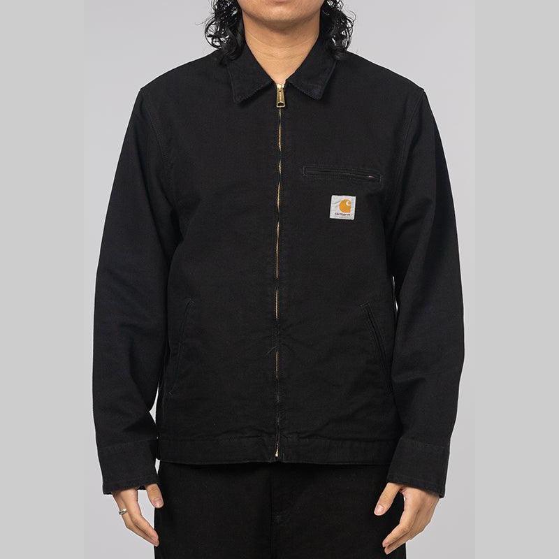Detroit Jacket - Black/Black Aged Canvas