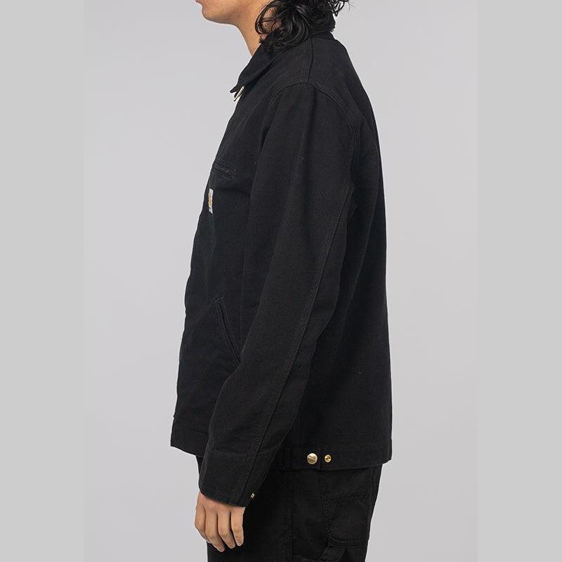 Detroit Jacket - Black/Black Aged Canvas - Image 3