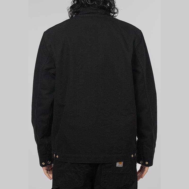 Detroit Jacket - Black/Black Aged Canvas - Image 4