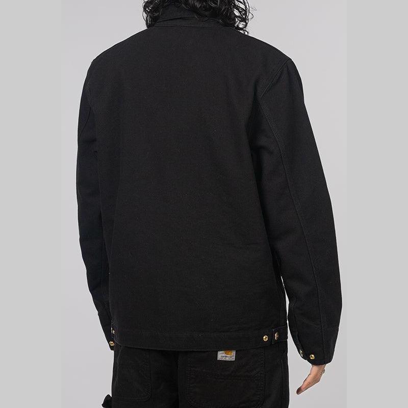 Detroit Jacket - Black/Black Aged Canvas - Image 5