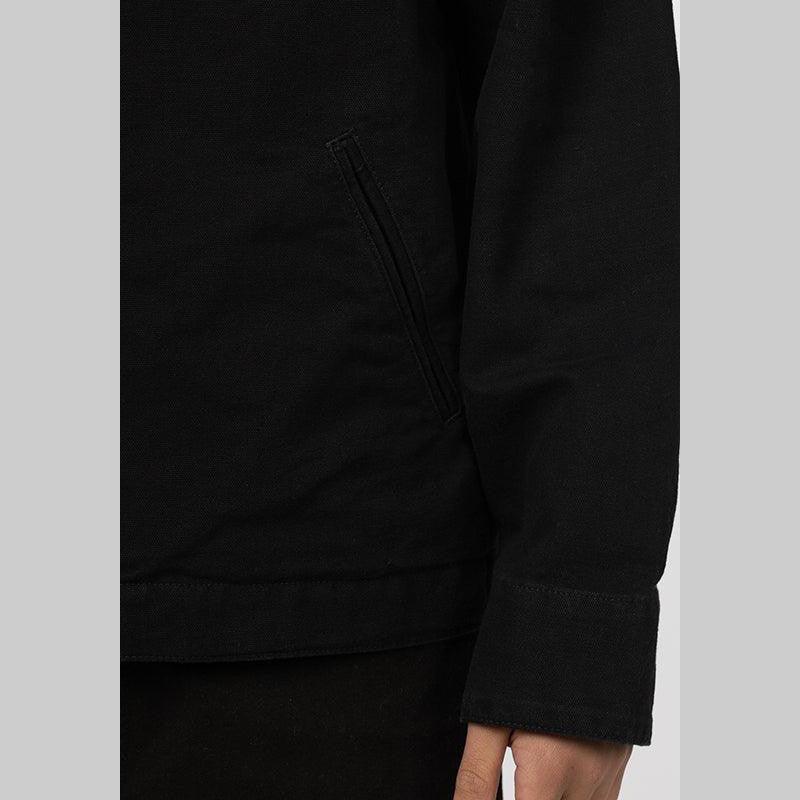 Detroit Jacket - Black/Black Aged Canvas - Image 7