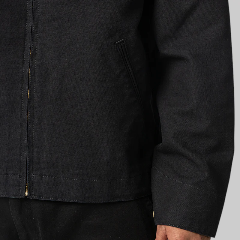 Detroit Jacket - Black/Black Rinsed - Image 6