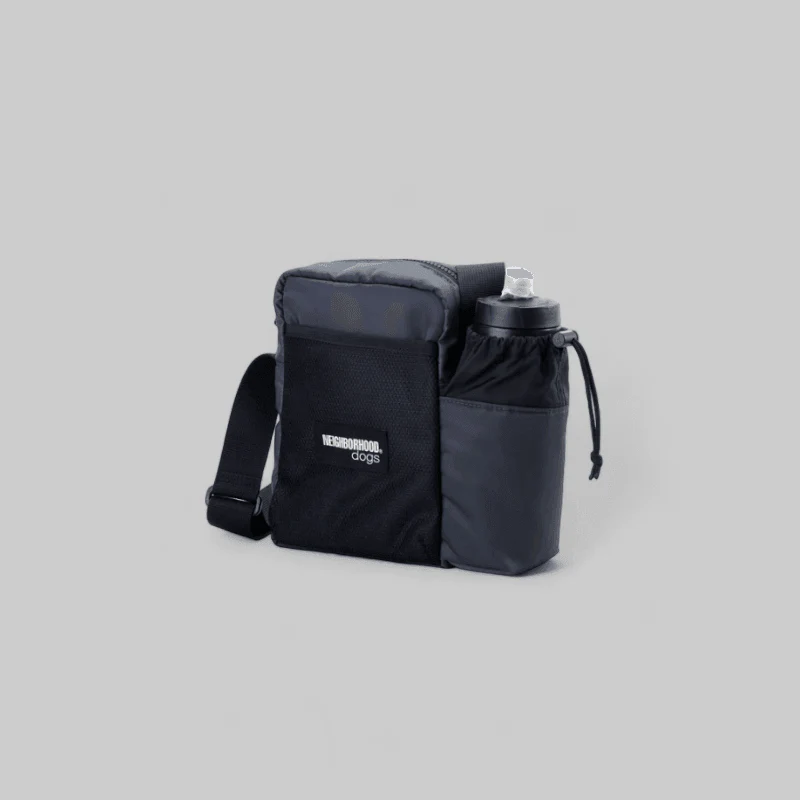 Dog Walking Shoulder Bag - Grey - Image 3