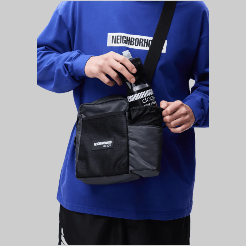 Dog Walking Shoulder Bag - Grey - Image 7