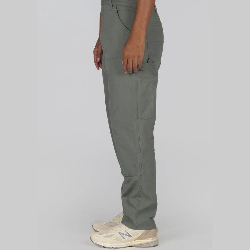 Double Knee Pant - Smoke Green Rinsed - Image 3