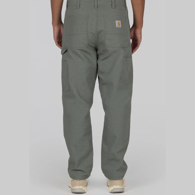 Double Knee Pant - Smoke Green Rinsed - Image 4