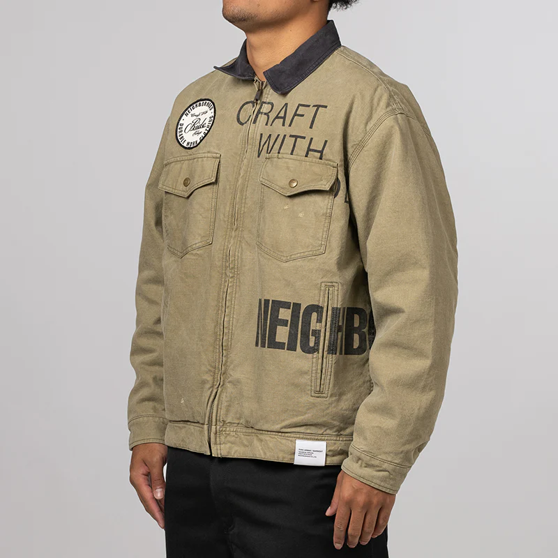 Duck Work Jacket - Olive Drab - Image 2
