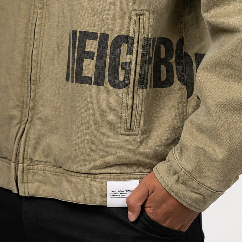 Duck Work Jacket - Olive Drab - Image 7
