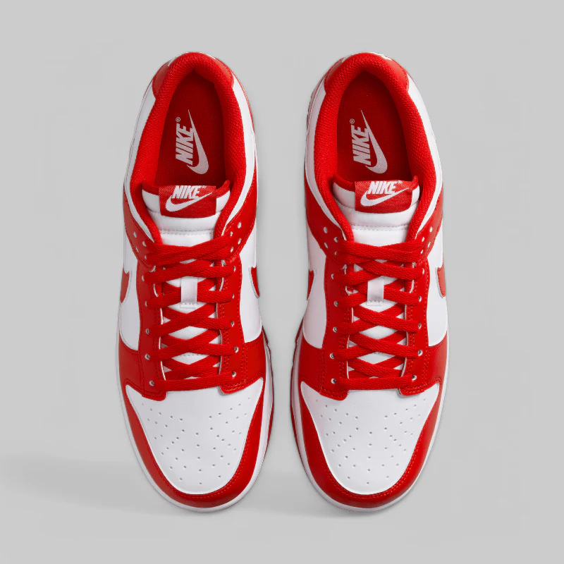Dunk Low Retro - White/University Red - Image 3