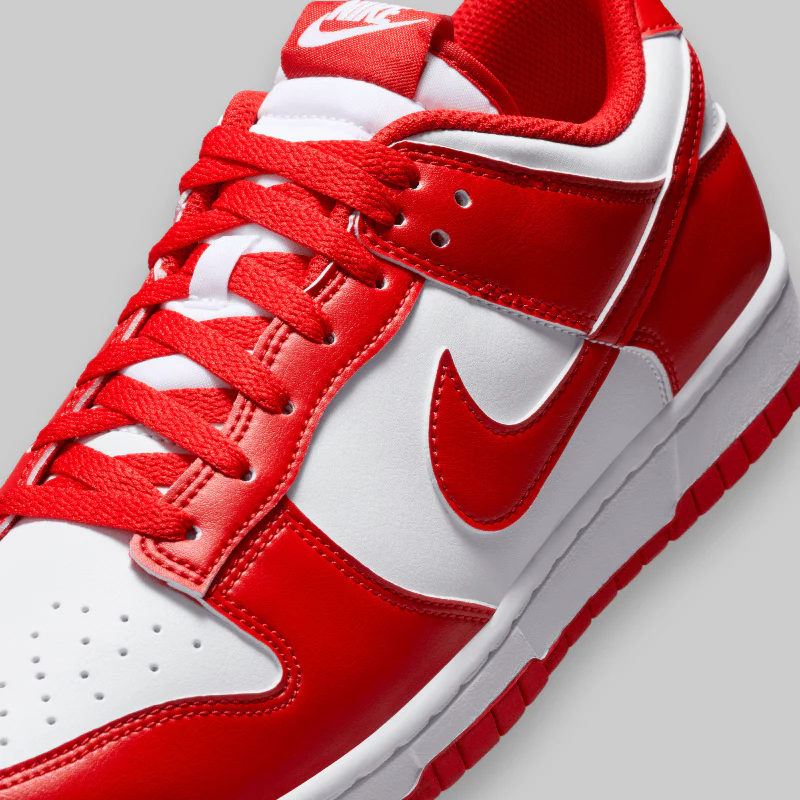 Dunk Low Retro - White/University Red - Image 7
