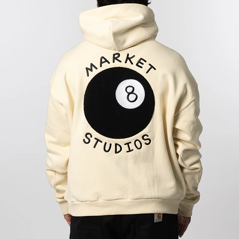 Eight Ball Hoodie - Natural - Image 3