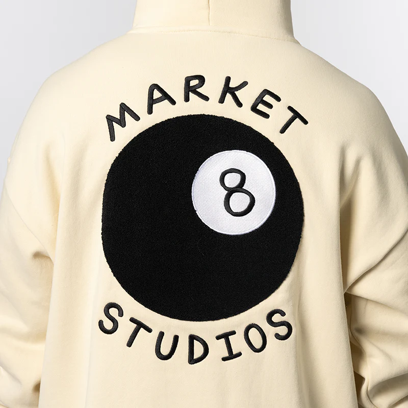 Eight Ball Hoodie - Natural - Image 4