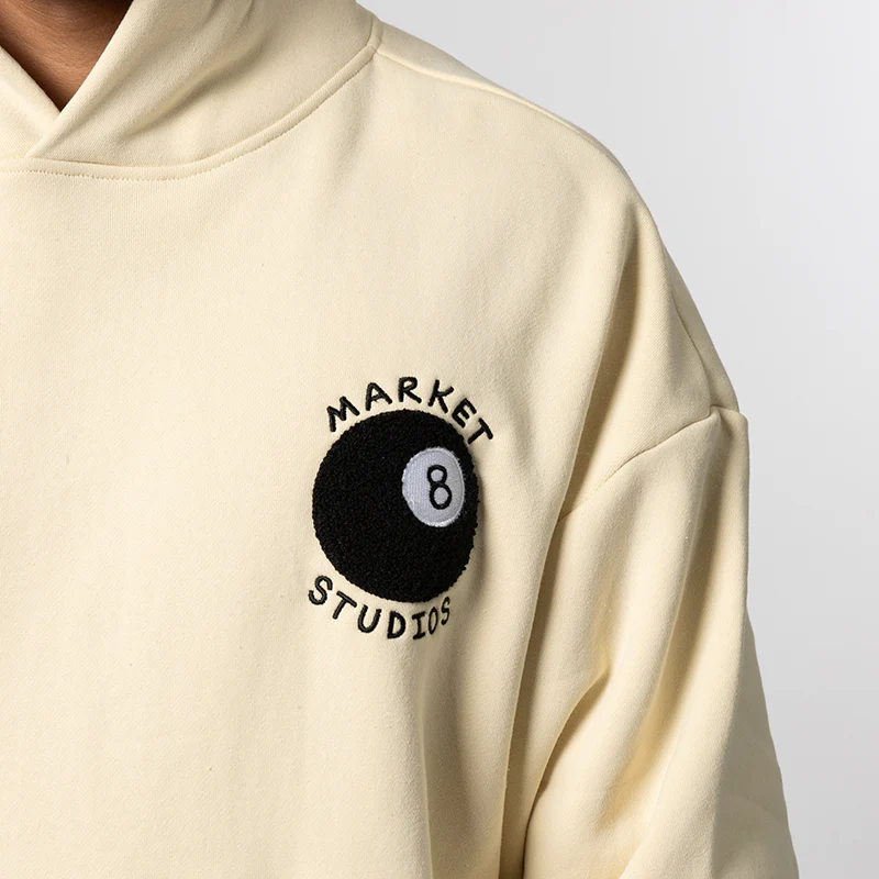 Eight Ball Hoodie - Natural - Image 5