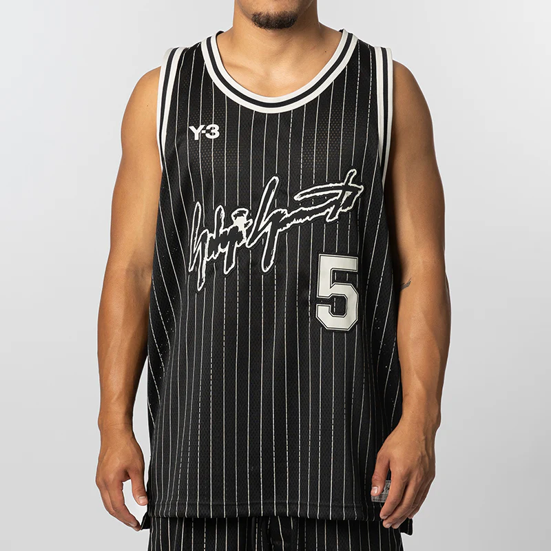 Elite 5 Basketball Jersey - Black