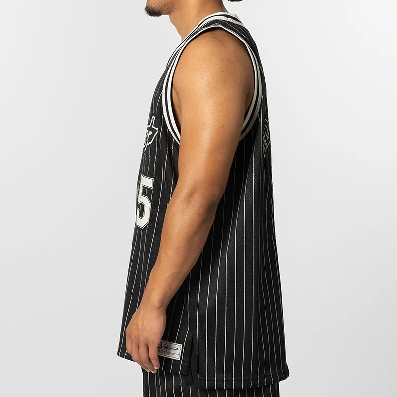 Elite 5 Basketball Jersey - Black - Image 2
