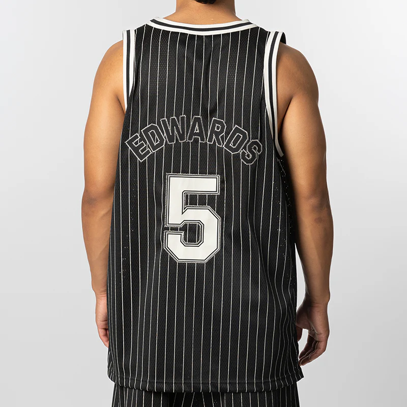 Elite 5 Basketball Jersey - Black - Image 3