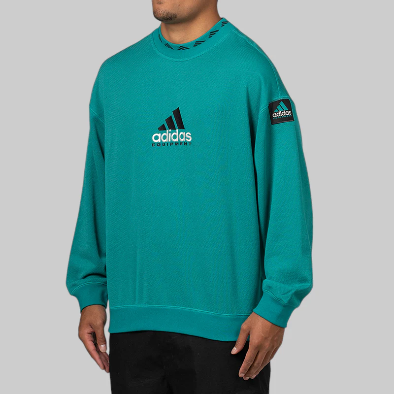 EQT Reflective Crewneck - Equipment Green - Image 2