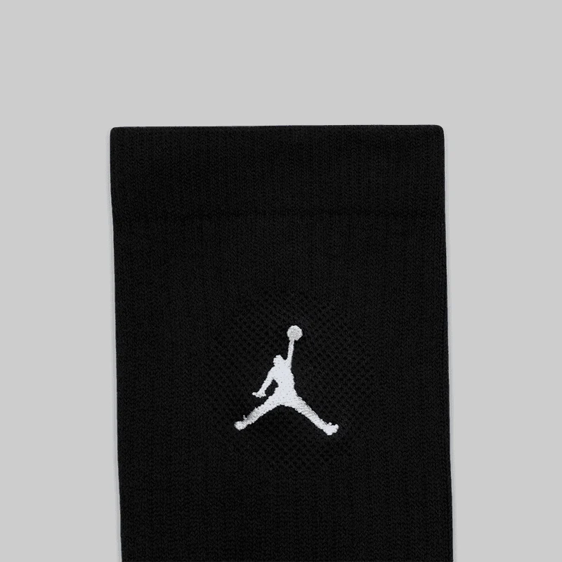 Everyday Crew Socks 3 Pack - Black/White - Image 4