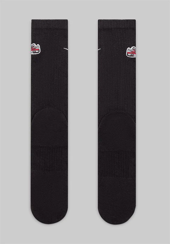 Everyday Plus Cushioned Crew Sock - Black/White - Image 3