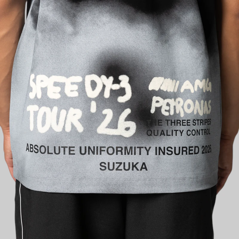 Y-3 Mercedes - AMG Petronas Formula 1 Team Tour Short Sleeve Tee - Image 4