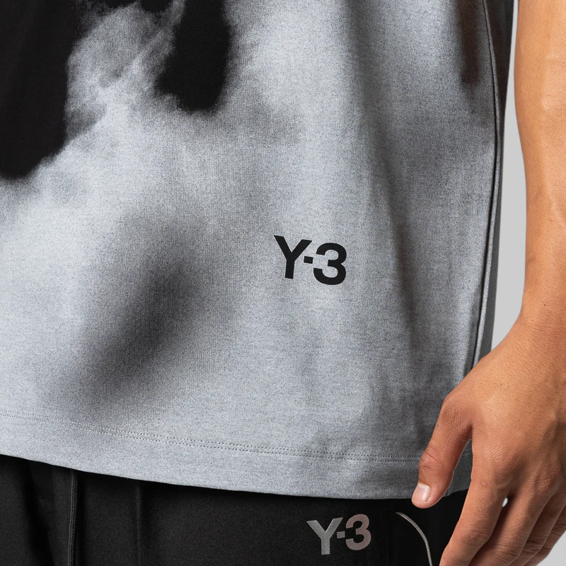 Y-3 Mercedes - AMG Petronas Formula 1 Team Tour Short Sleeve Tee - Image 6