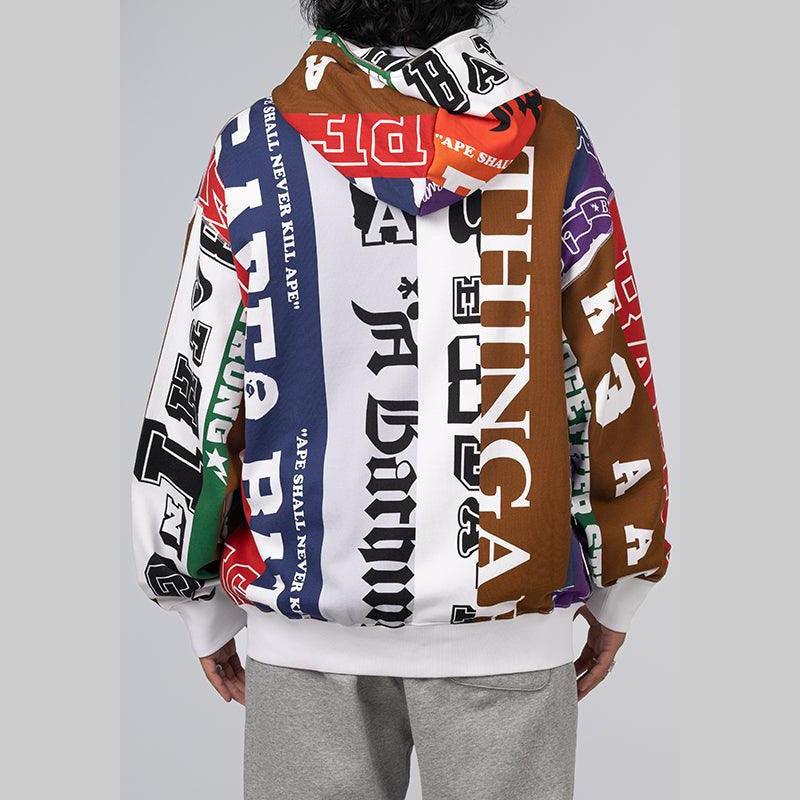 Fans Scarf Full Zip Hoodie - Multi - Image 3