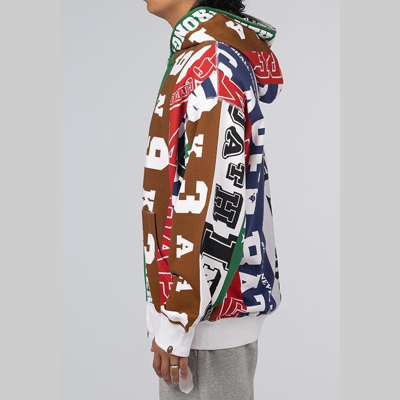 Fans Scarf Full Zip Hoodie - Multi - Image 6