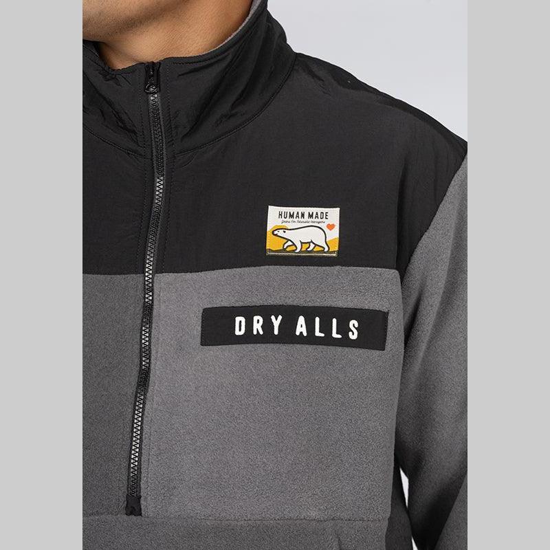 Fleece Half-Zip Jacket - Grey - Image 2