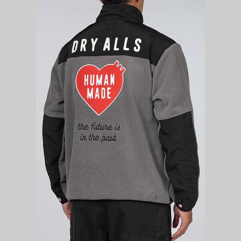 Fleece Half-Zip Jacket - Grey - Image 7