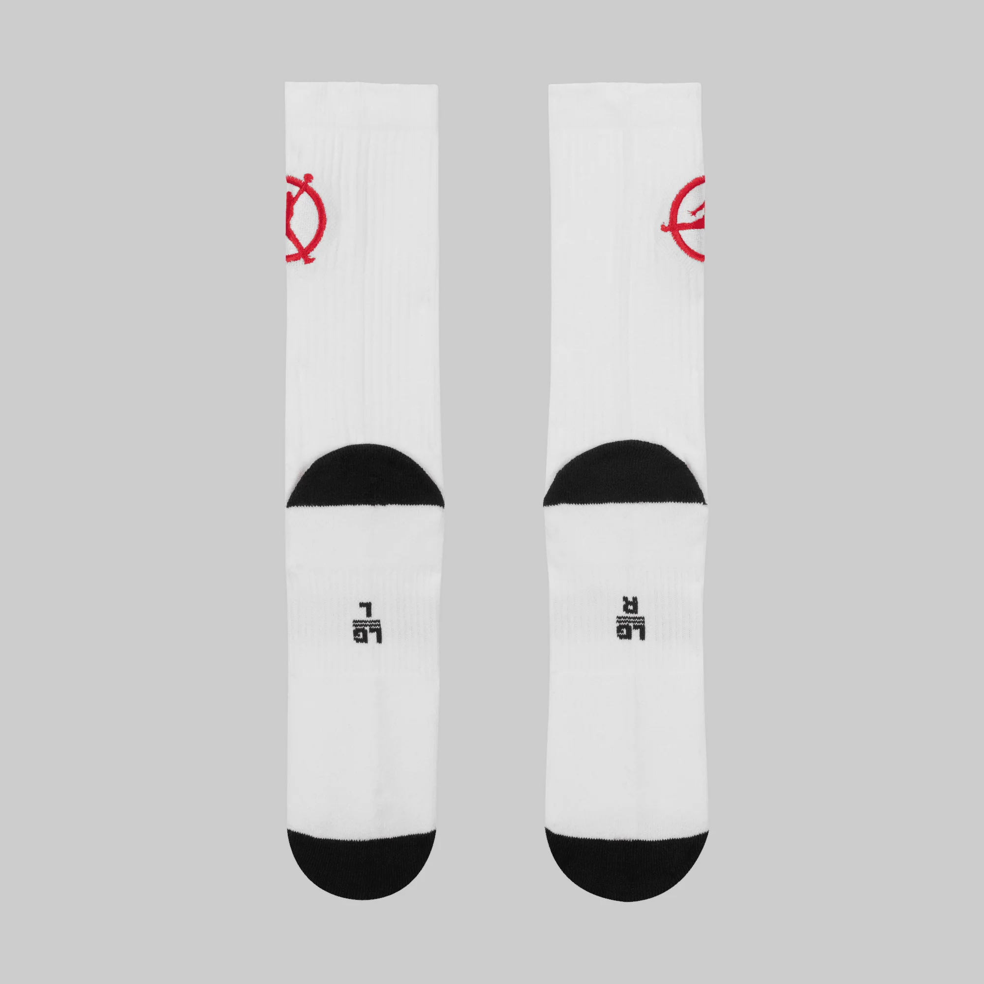 Flight Club Cushioned Crew Socks - White - Image 3