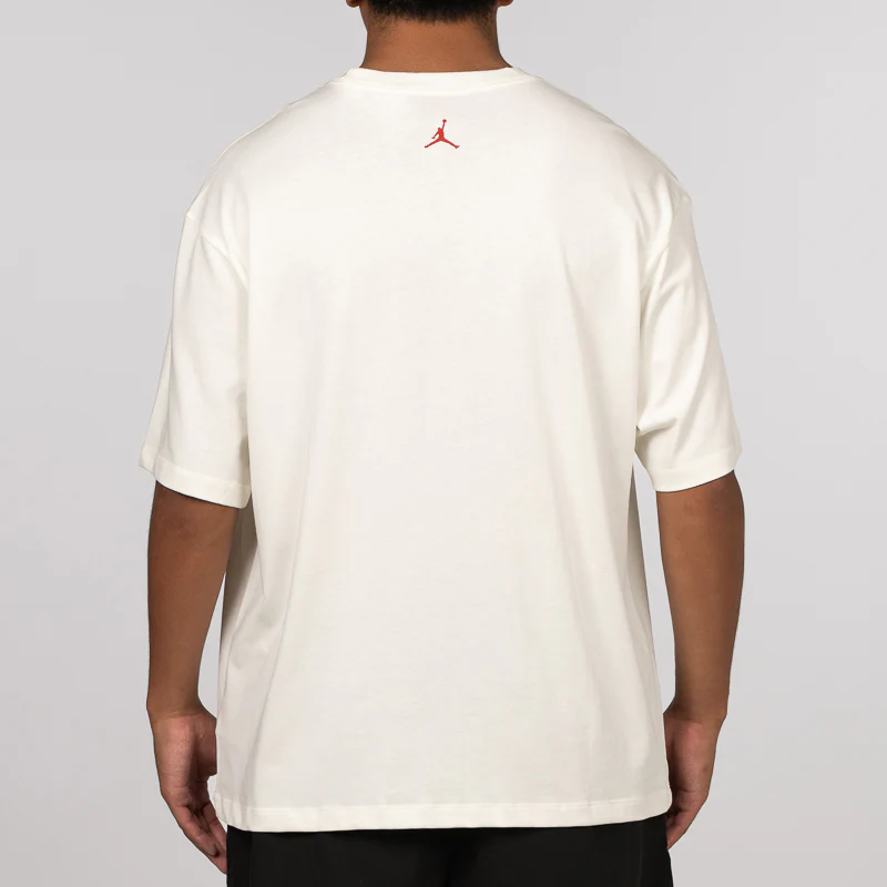 Flight Essentials Photo Graphic T-Shirt - Sail/Varsity Red - Image 2