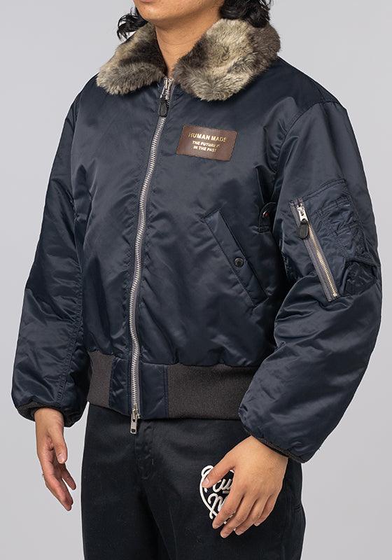 Flight Jacket - Navy - Image 3