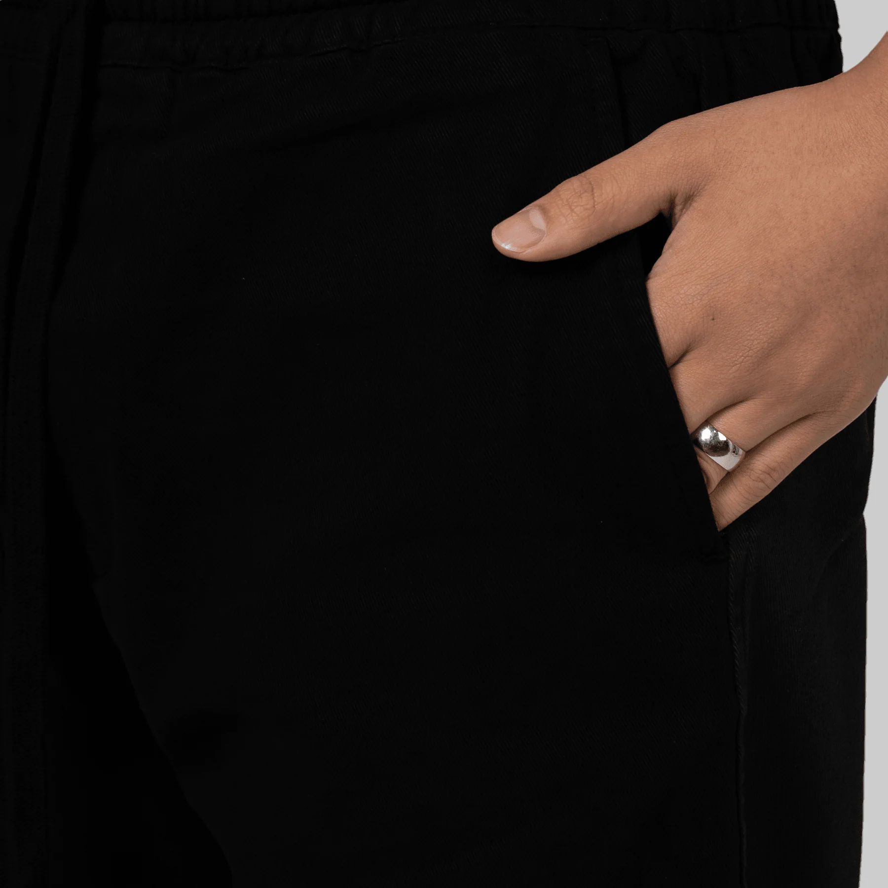 Floyde Pant - Black Garment Dyed - Image 5