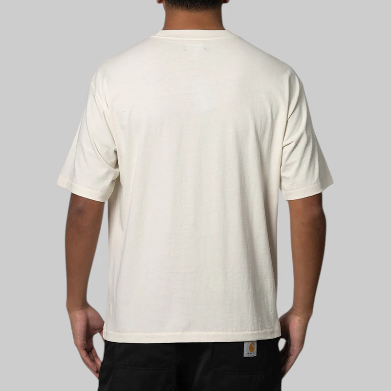 Folk Fitted Bear T-Shirt - Unbleached Cotton - Image 2