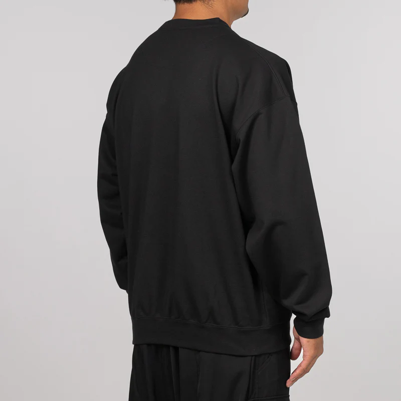 French Terry Crew - Black - Image 5