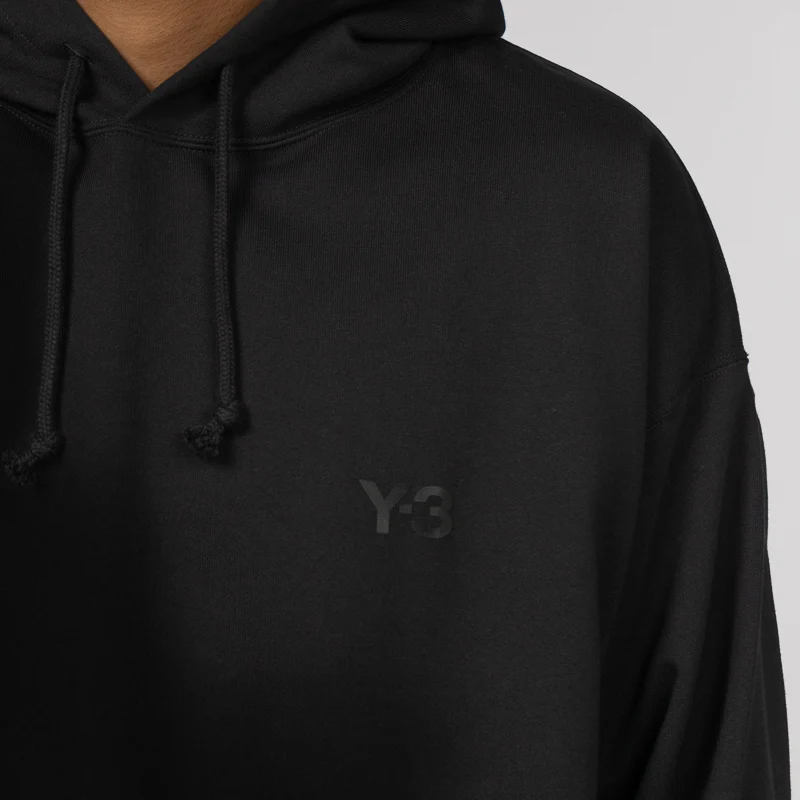 French Terry Hoodie - Black - Image 6