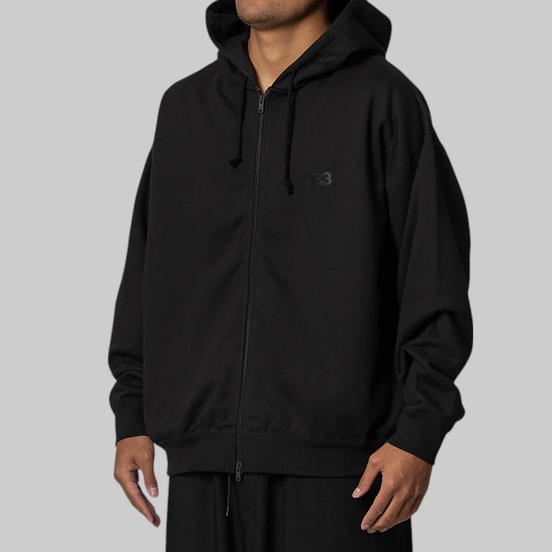 Full Zip Hoodie - Black - Image 2