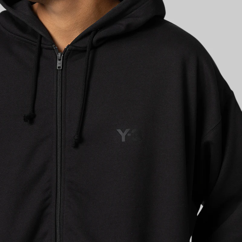 Full Zip Hoodie - Black - Image 5